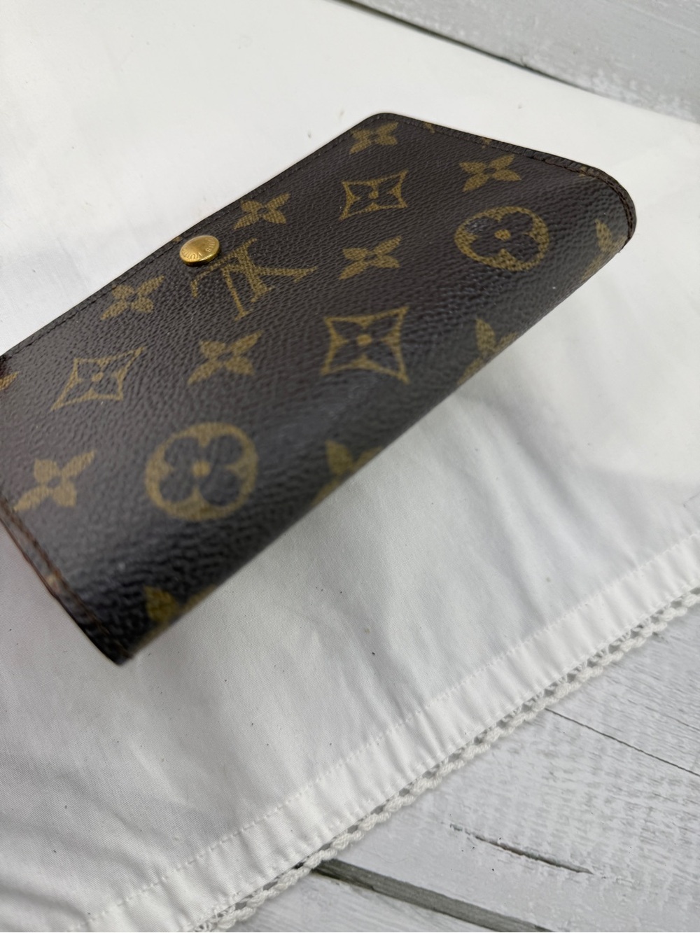 AUTHENTIC LOUIS VUITTON Monogram Porte-Monnaie Billets Tresor Wallet. - Picture 6 of 12